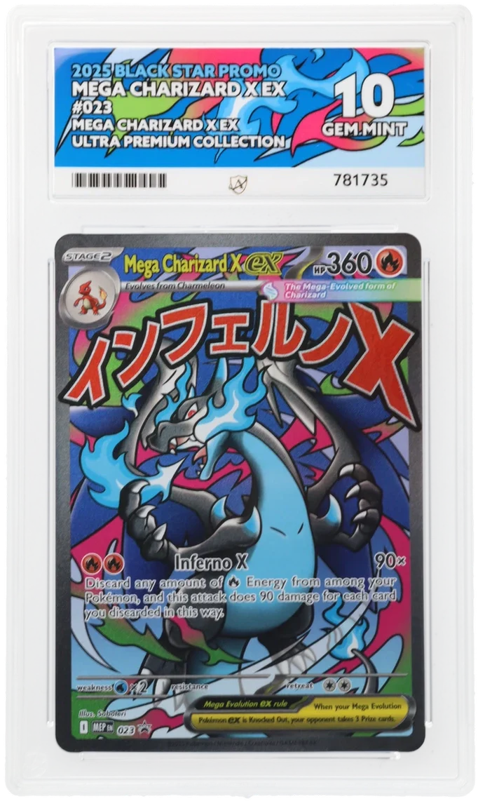 ACE 10 - Mega Charizard X ex - 023 - Black Star Promo - Pokemon - Mega Charizard X ex Ultra Premium Collection