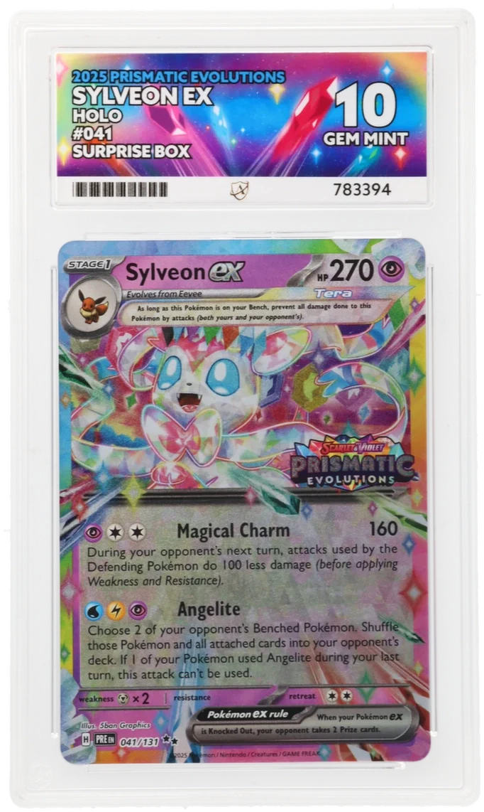 ACE 10 - Sylveon ex - 041/131 - Prismatic Evolutions - Pokemon - Surprise Box