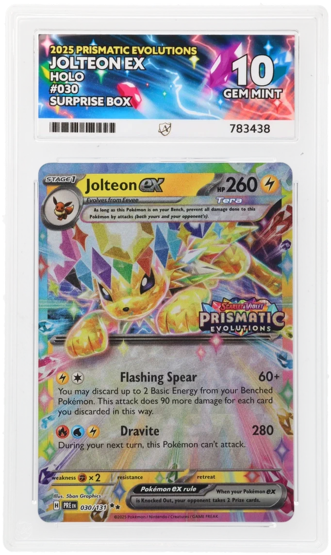 ACE 10 - Jolteon ex - 030/131 - Prismatic Evolutions - Pokemon - Surprise Box