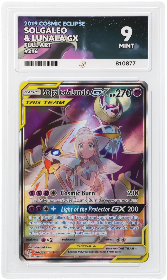 ACE 9 - Solgaleo & Lunala GX - 216/236 - Cosmic Eclipse - Pokemon