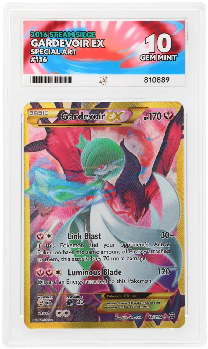 ACE 10 - Gardevoir EX - 116/114 - Steam Siege - Pokemon