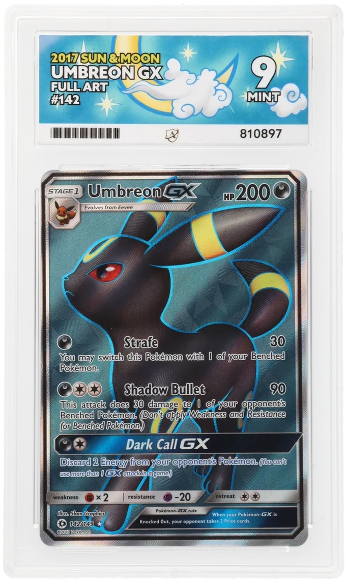 ACE 9 - Umbreon GX - 142/149 - Sun & Moon - Pokemon