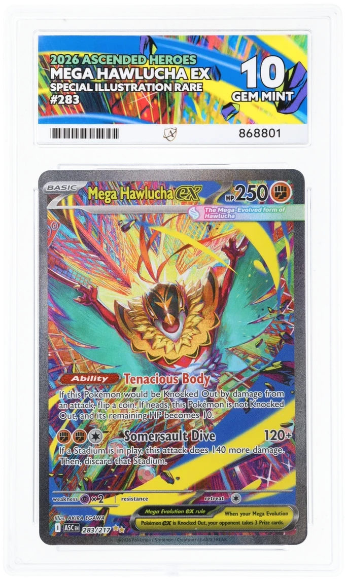 ACE 10 - Mega Hawlucha ex - 283/217 - Ascended Heroes - Pokemon