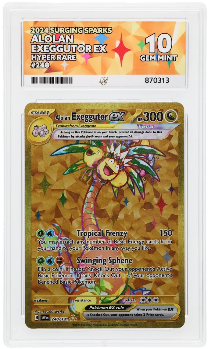 ACE 10 - Alolan Exeggutor ex - 248/191 - Surging Sparks - Pokemon