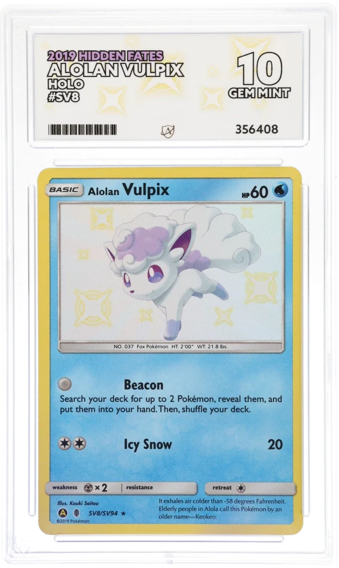 ACE 10 - Alolan Vulpix - SV8/SV94 - Hidden Fates - Pokemon