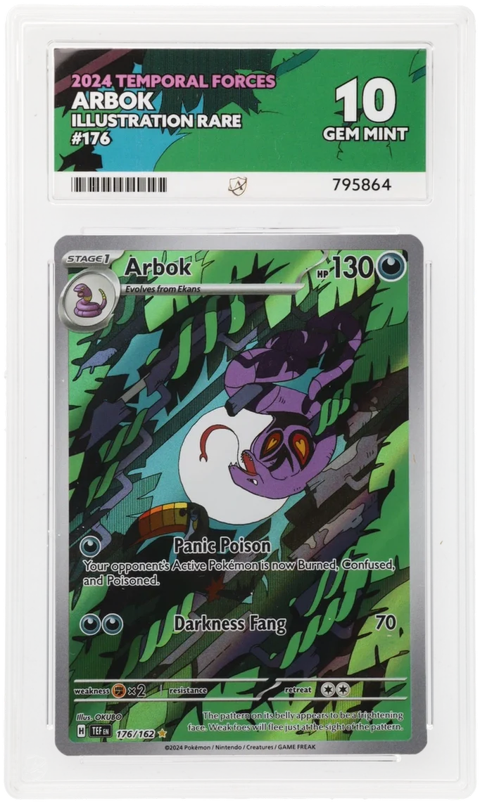 ACE 10 - Arbok - 176/162 - Temporal Forces - Pokemon