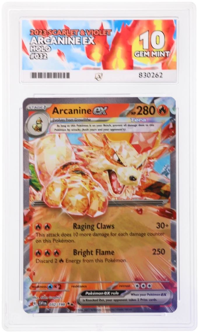 ACE 10 - Arcanine ex - 032/198 - Scarlet & Violet - Pokemon