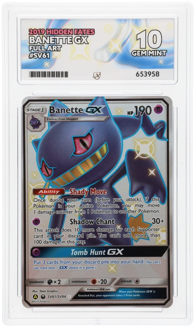 ACE 10 - Banette GX - SV61/SV94 - Hidden Fates - Pokemon