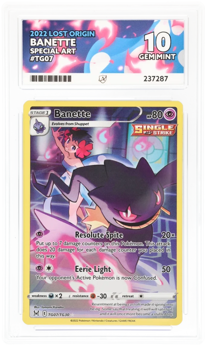 ACE 10 - Banette - TG07/TG30 - Lost Origin - Pokemon