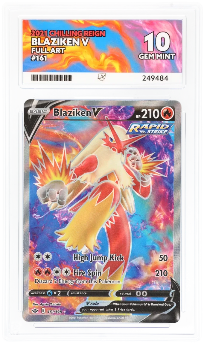 ACE 10 - Blaziken V - 161/198 - Chilling Reign - Pokemon