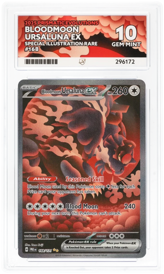 ACE 10 - Bloodmoon Ursaluna ex - 168/131 - Prismatic Evolutions - Pokemon