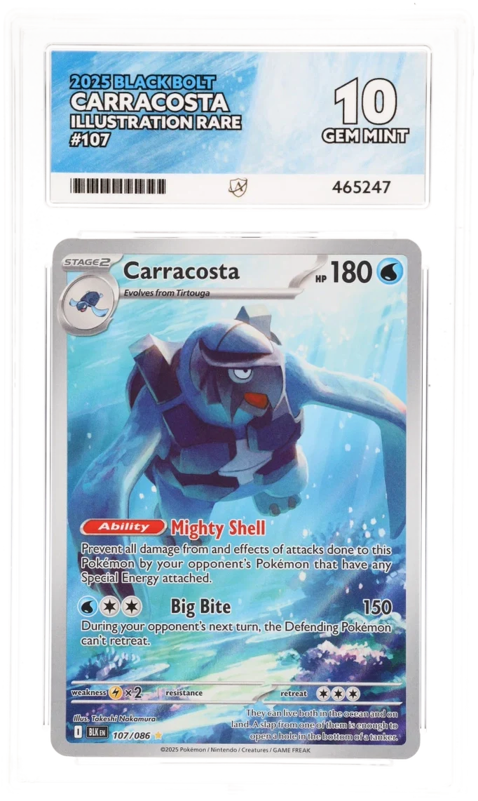 ACE 10 - Carracosta - 107/086 - Black Bolt - Pokemon
