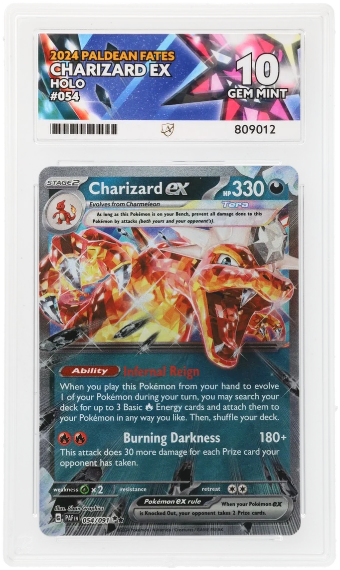 ACE 10 - Charizard ex - 054/091 - Paldean Fates - Pokemon