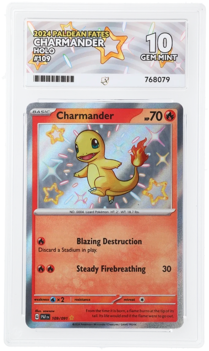 ACE 10 - Charmander - 109/091 - Paldean Fates - Pokemon