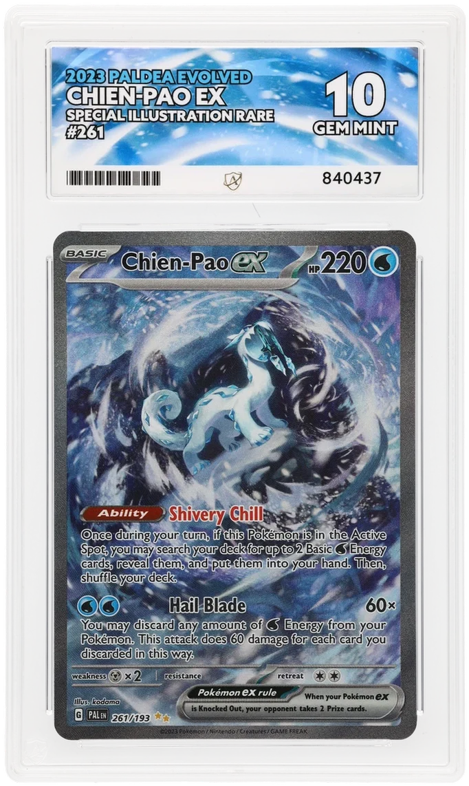 ACE 10 - Chien-Pao ex - 261/193 - Paldea Evolved - Pokemon