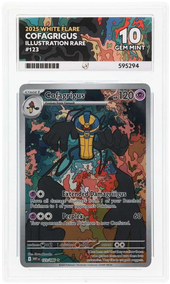 ACE 10 - Cofagrigus - 123/086 - White Flare - Pokemon