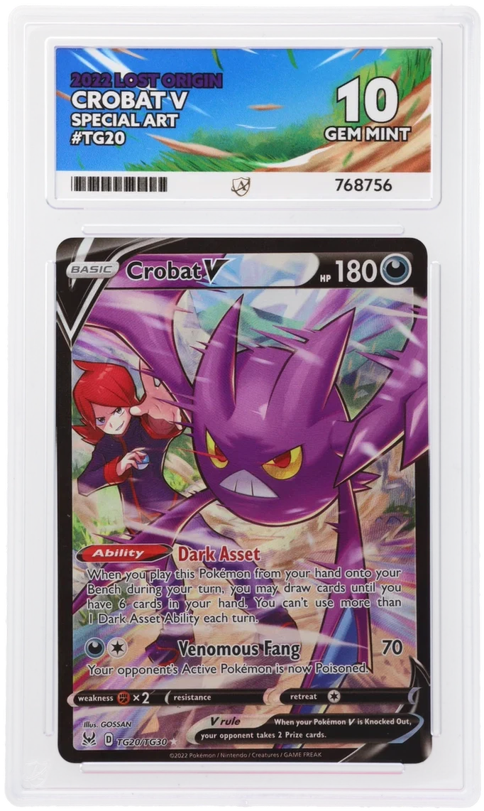 ACE 10 - Crobat V - TG20/TG30 - Lost Origin - Pokemon