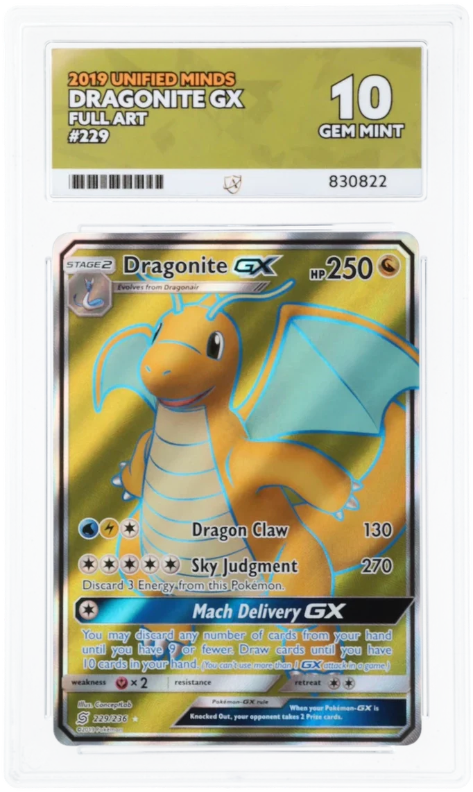 ACE 10 - Dragonite GX - 229/236 - Unified Minds - Pokemon