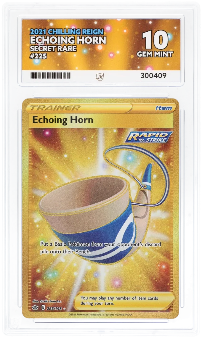 ACE 10 - Echoing Horn - 225/198 - Chilling Reign - Pokemon