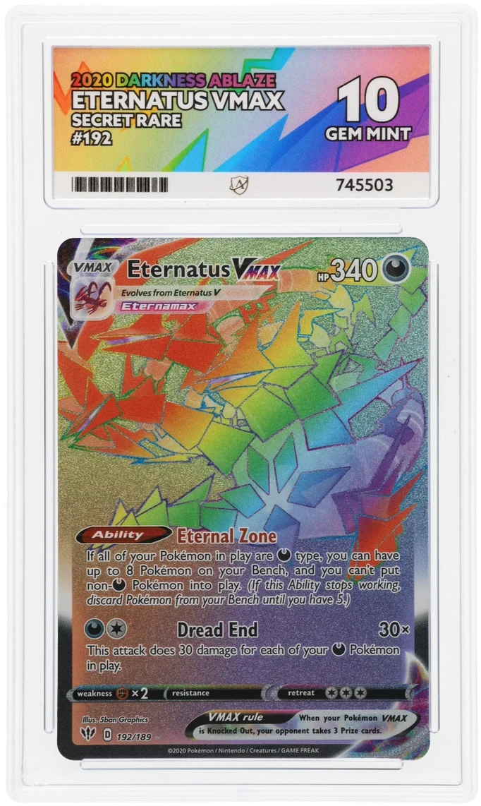 ACE 10 - Eternatus VMAX - 192/189 - Darkness Ablaze - Pokemon