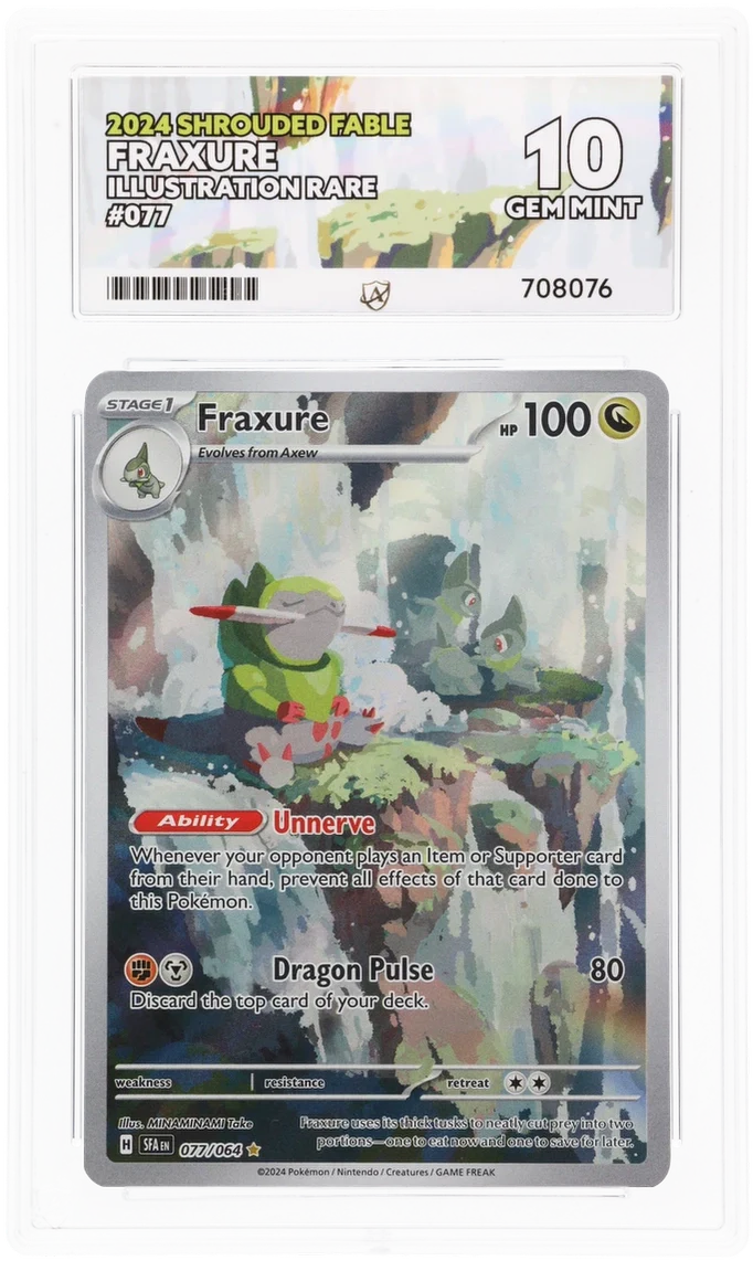 ACE 10 - Fraxure - 077/064 - Shrouded Fable - Pokemon