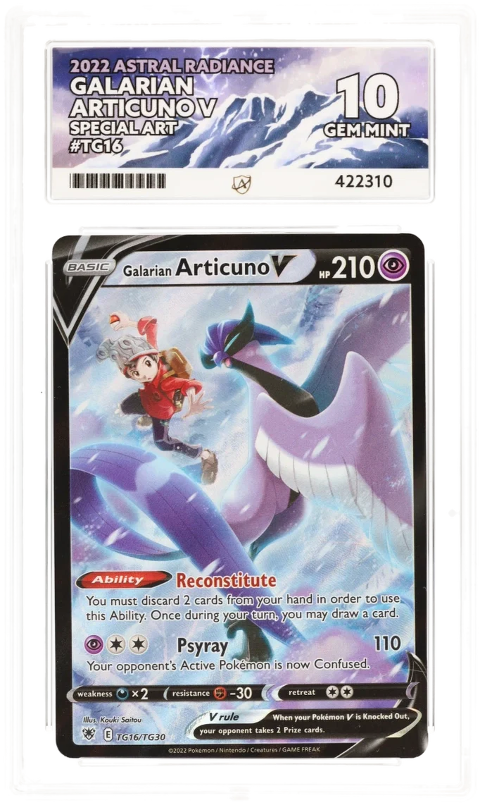 ACE 10 - Galarian Articuno V - TG16/TG30 - Astral Radiance - Pokemon
