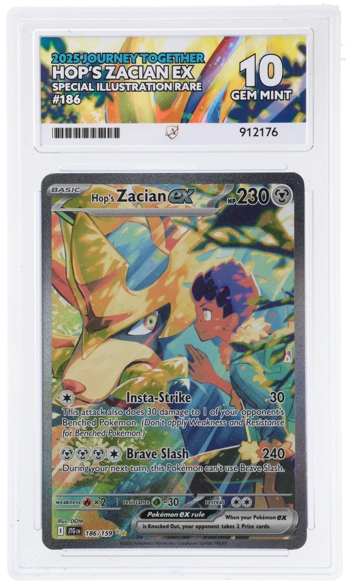 ACE 10 - Hop's Zacian ex - 186/159 - Journey Together - Pokemon