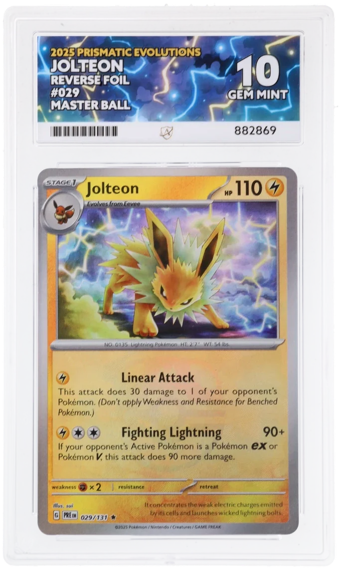 ACE 10 - Jolteon - 029/131 - Prismatic Evolutions - Master Ball - Pokemon