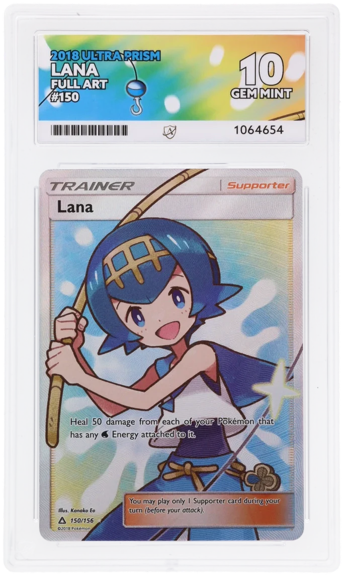 ACE 10 - Lana - 150/156 - Full Art - 2018 Ultra Prism - Pokemon