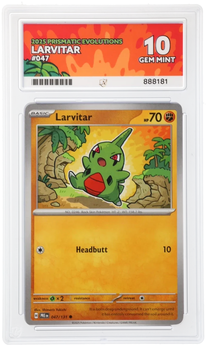 ACE 10 - Larvitar - 047/131 - Prismatic Evolutions - Pokemon
