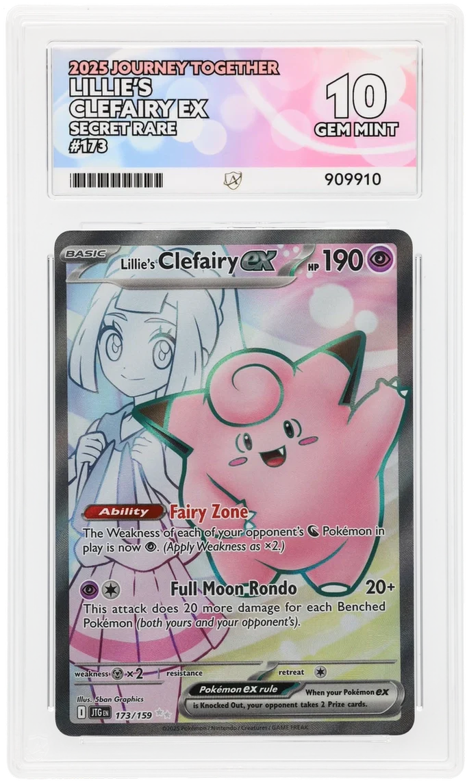 ACE 10 - Lillie's Clefairy ex - 173/159 - Journey Together - Pokemon