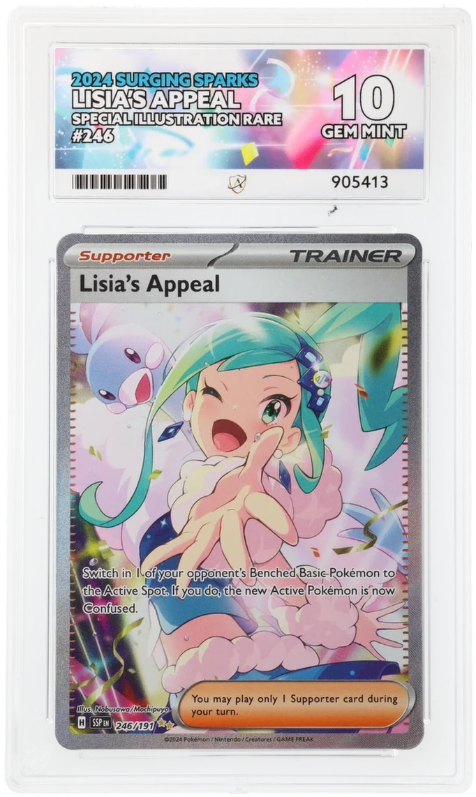 ACE 10 - Lisia's Appeal - 246/191 - Surging Sparks - Pokemon