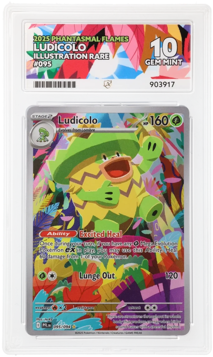 ACE 10 - Ludicolo - 095/094 - Phantasmal Flames - Pokemon
