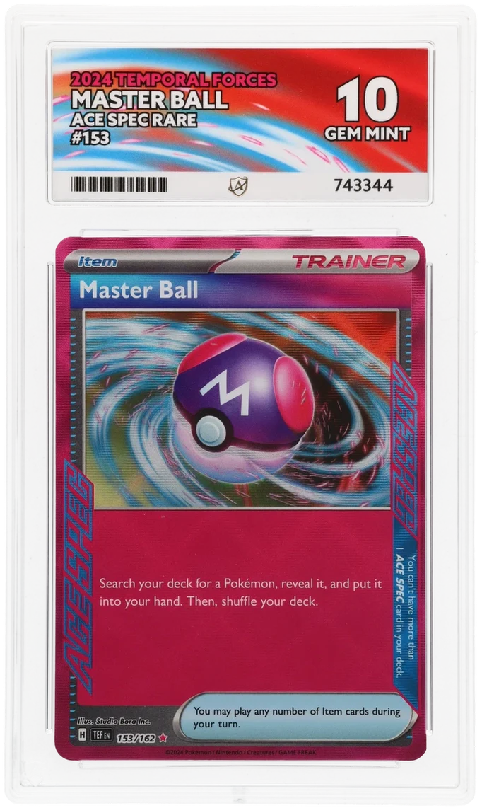 ACE 10 - Master Ball - 153/162 - Temporal Forces - Pokemon