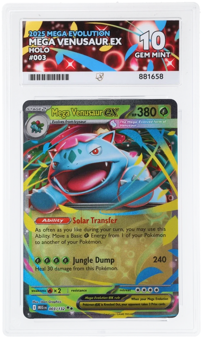 ACE 10 - Mega Venusaur ex - 003/132 - Mega Evolution - Pokemon