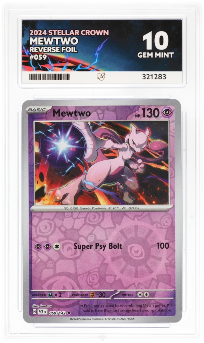 ACE 10 - Mewtwo - 059/142 - Stellar Crown - Pokemon