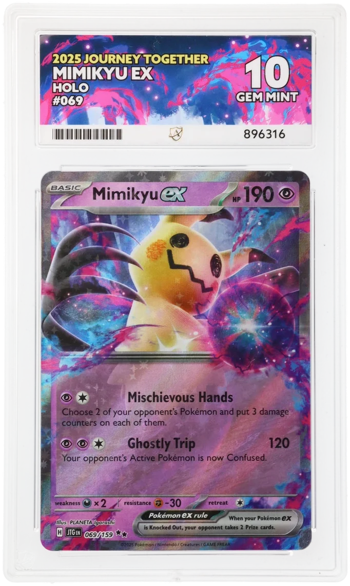 ACE 10 - Mimikyu ex - 069/159 - Journey Together - Pokemon