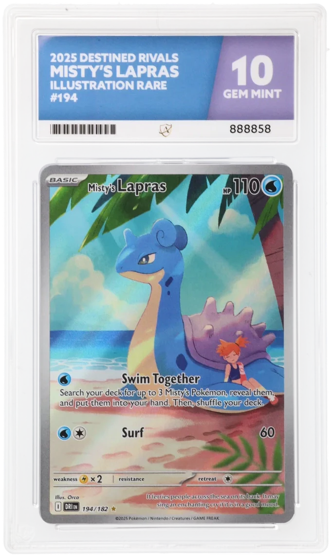 ACE 10 - Misty's Lapras - 194/182 - Destined Rivals - Pokemon