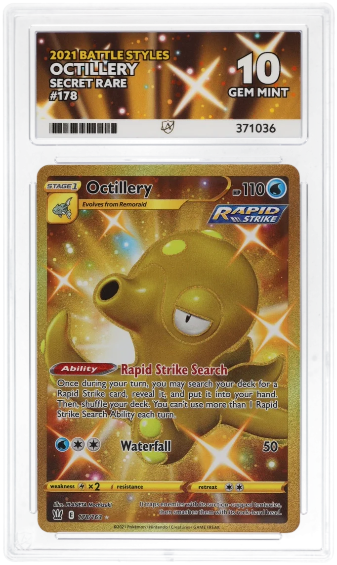 ACE 10 - Octillery - 178/163 - Battle Styles - Pokemon