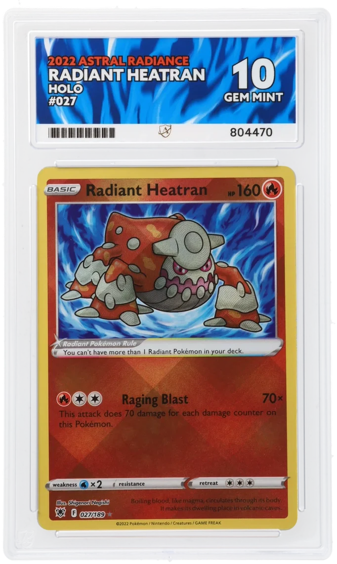 ACE 10 - Radiant Heatran - 027/189 - Astral Radiance - Pokemon