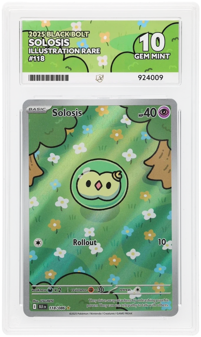 ACE 10 - Solosis - 118/086 - Black Bolt - Pokemon