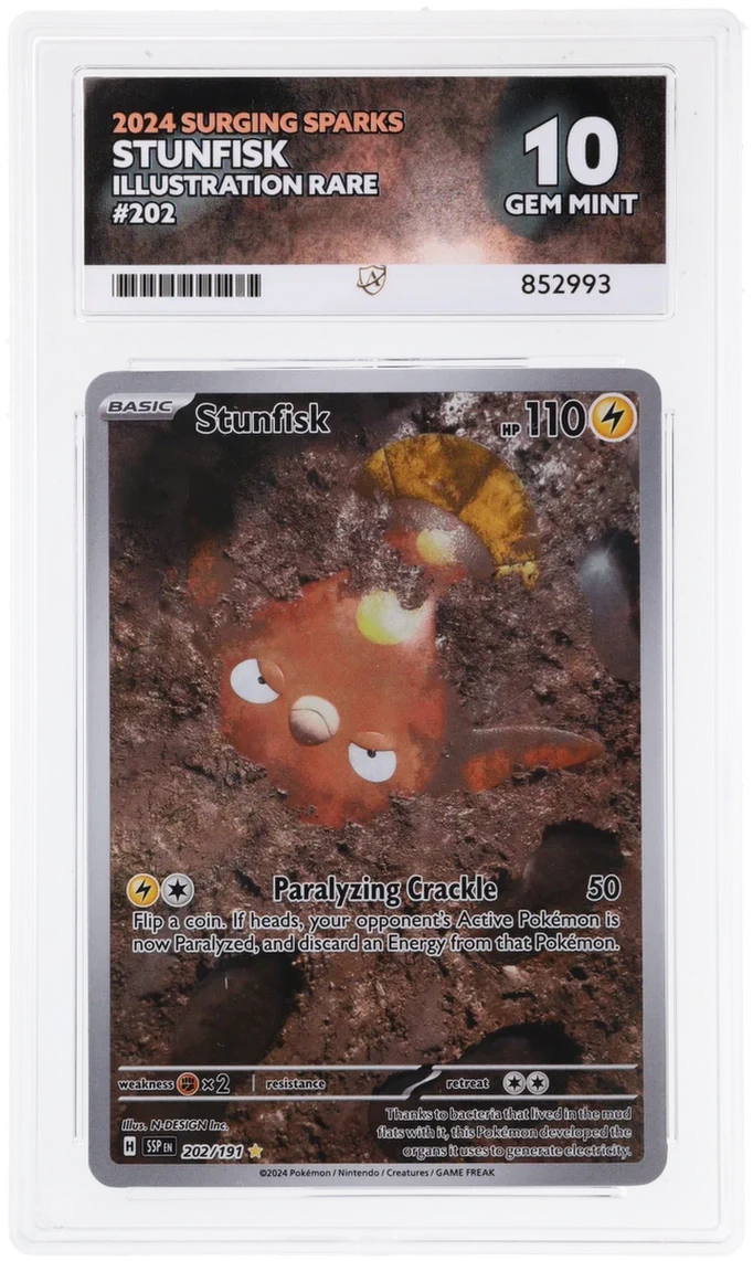 ACE 10 - Stunfisk - 202/191 - Surging Sparks - Pokemon