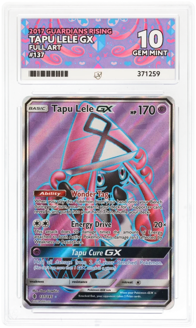 ACE 10 - Tapu Lele GX - 137/145 - Guardians Rising - Pokemon