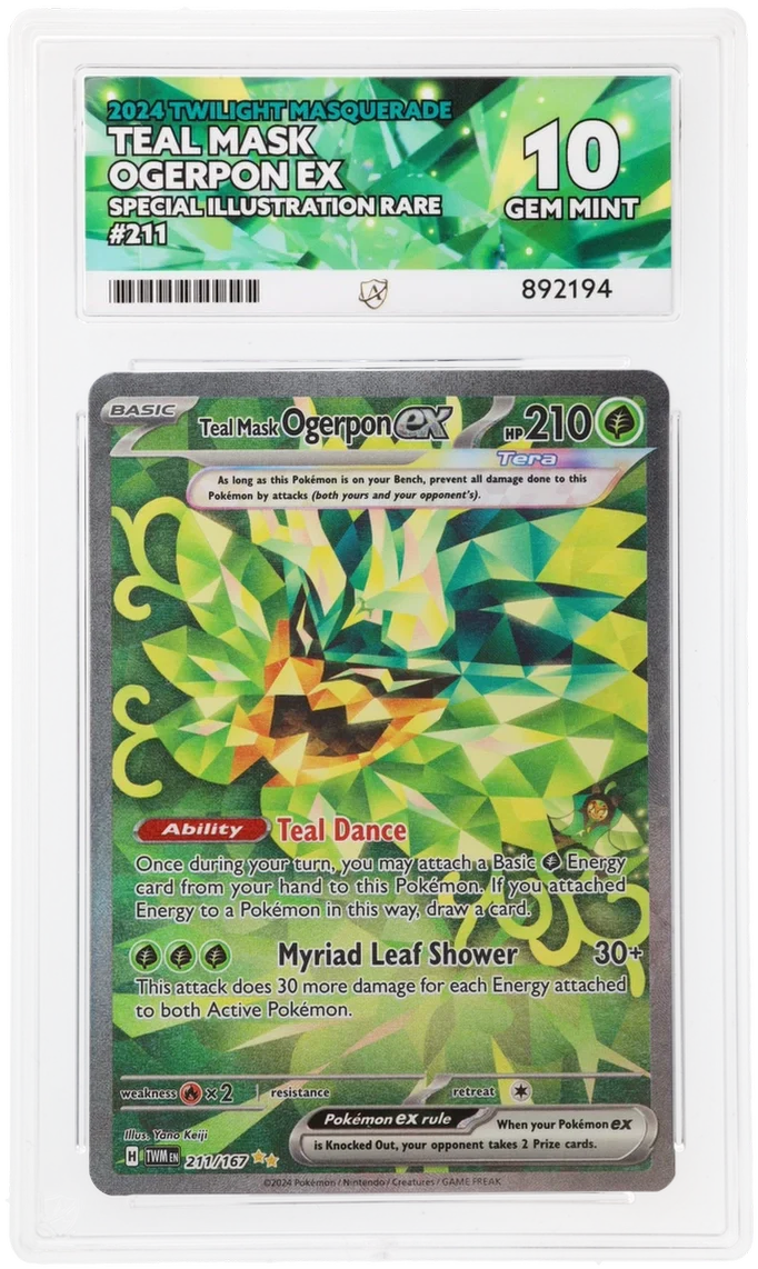 ACE 10 - Teal Mask Ogerpon ex - 211/167 - Twilight Masquerade - Pokemon
