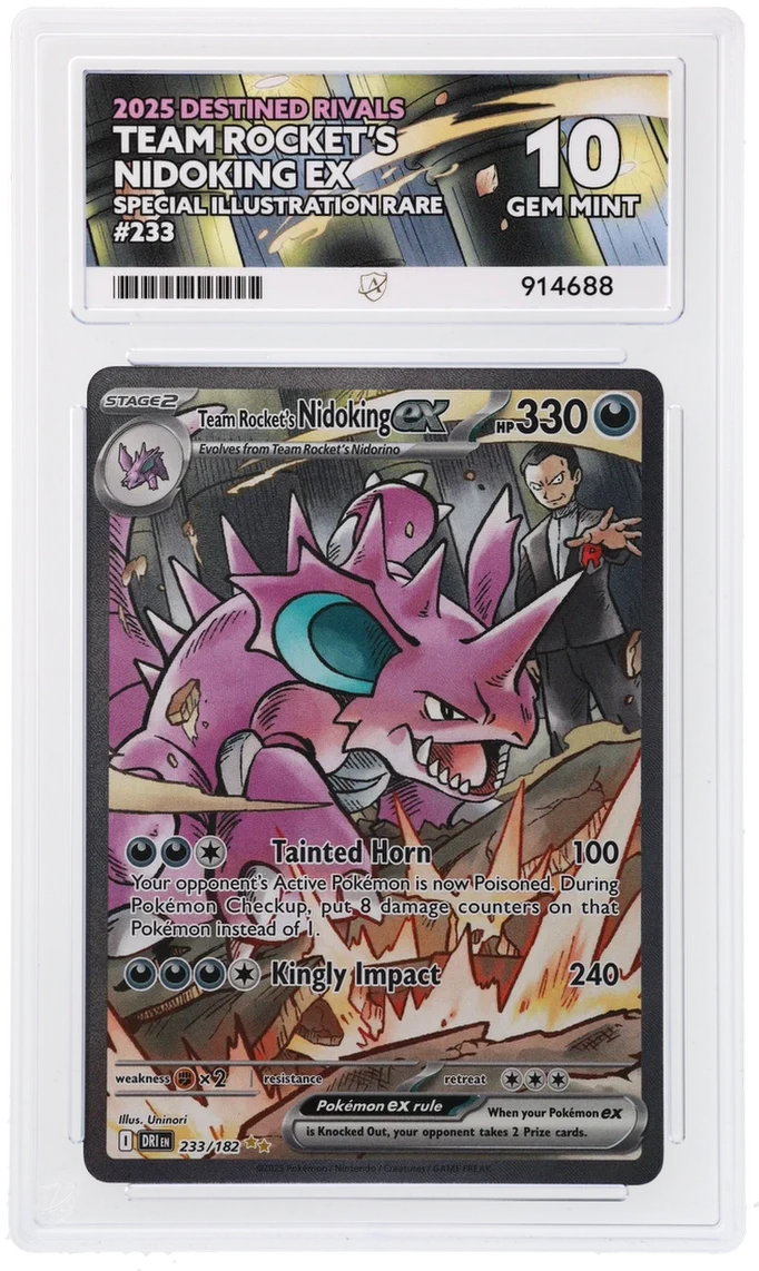 ACE 10 - Team Rocket's Nidoking ex - 233/182 - Destined Rivals - Pokemon