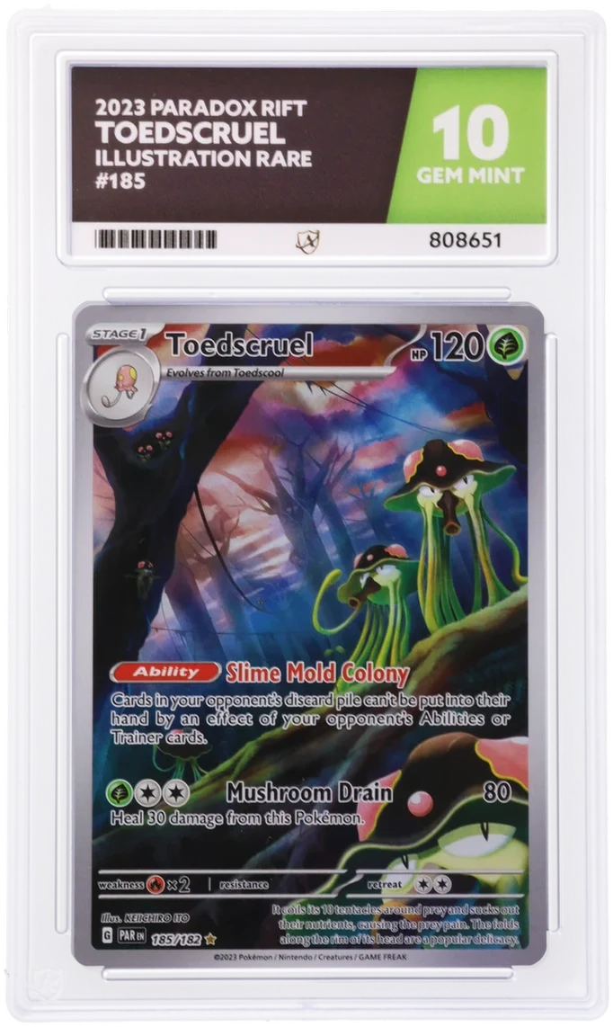 ACE 10 - Toedscruel - 185/182 - Paradox Rift - Pokemon