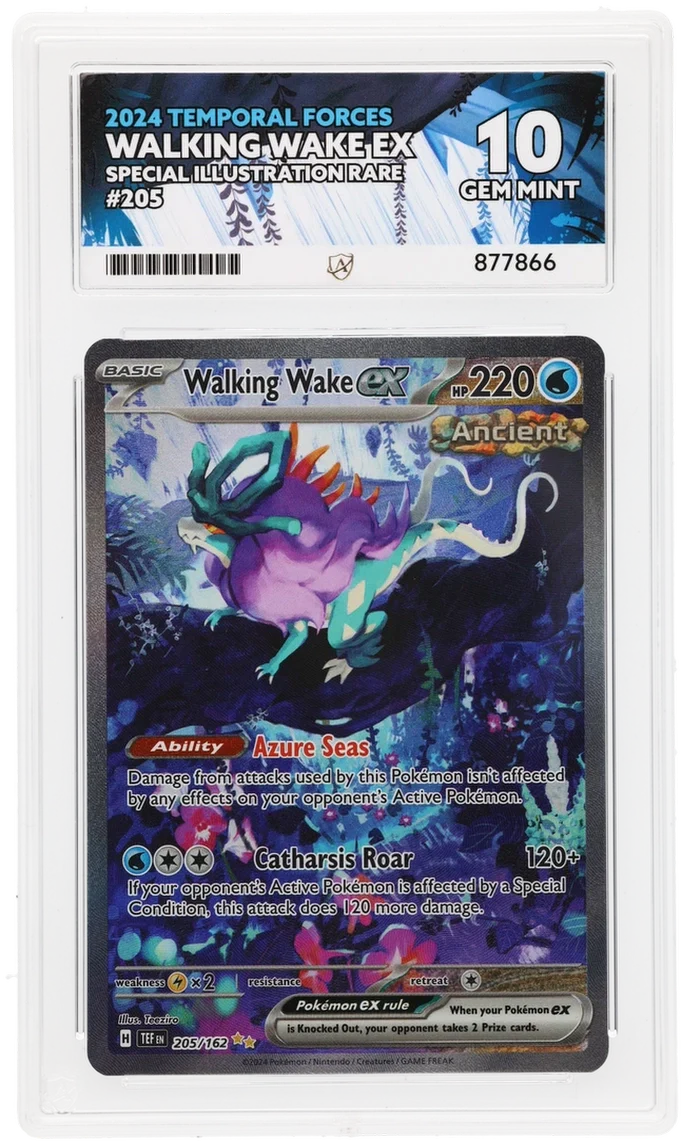 ACE 10 - Walking Wake ex - 205/162 - Temporal Forces - Pokemon