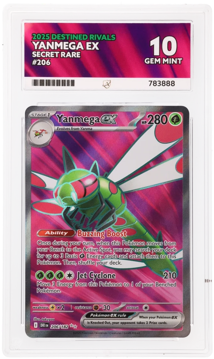ACE 10 - Yanmega ex - 206/182 - Destined Rivals - Pokemon