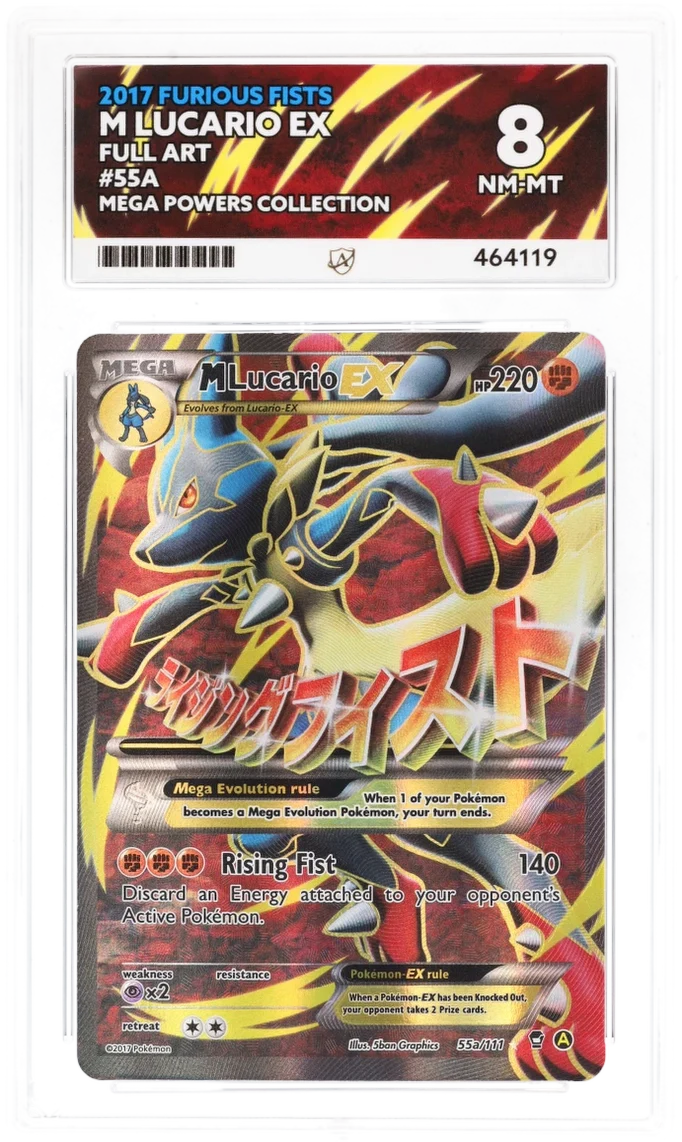 ACE 8 - M Lucario EX - 55a/111 - Pokemon