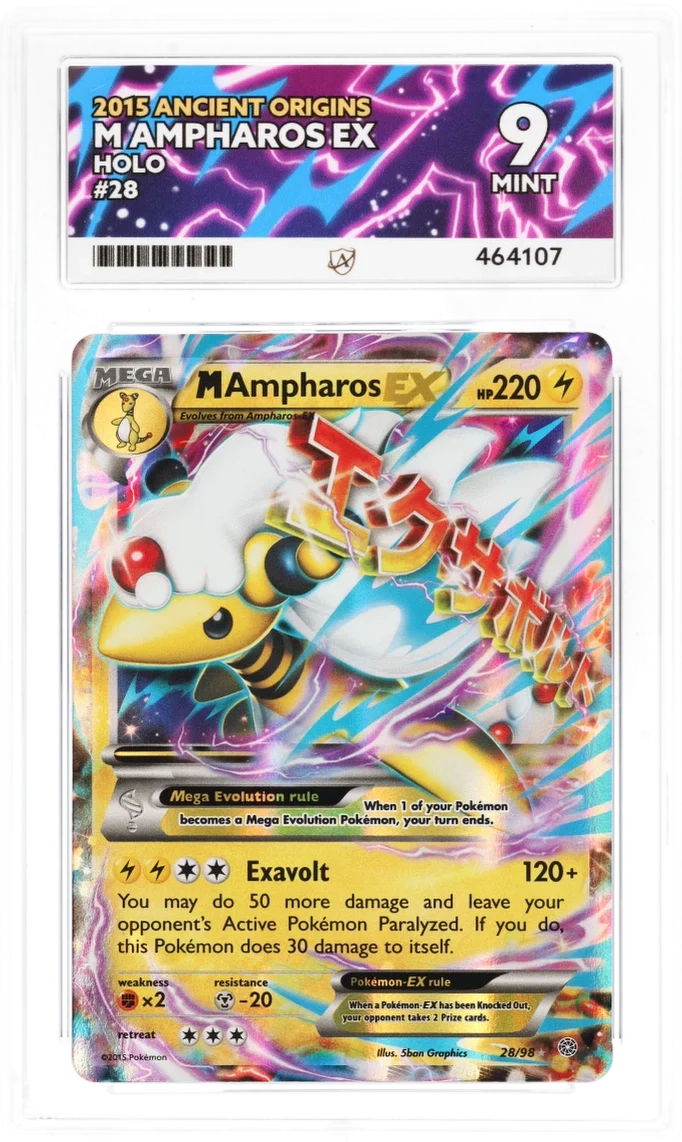 ACE 9 - M Ampharos EX - 28/98 - Pokemon